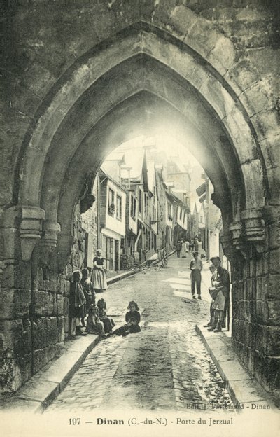Rue du Jezual, Dinan by French Photographer