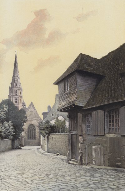 Saint-Calais, Old House by French Photographer