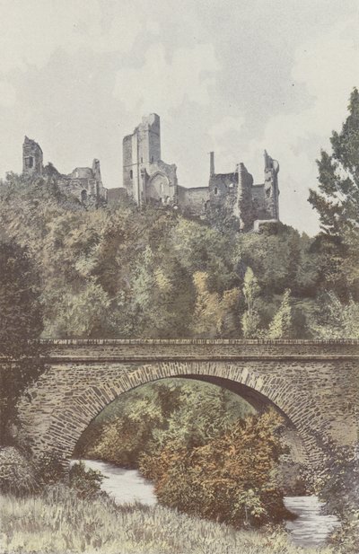 Saint-Jean-Ligoure, Ruins of Chalucet Castle by French Photographer