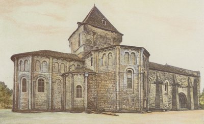 Saint-Maurice, Church, North View by French Photographer