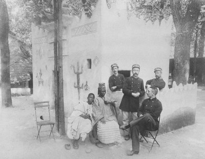 Senegalese Village at the Exposition Universelle de Paris, 1889 by French Photographer