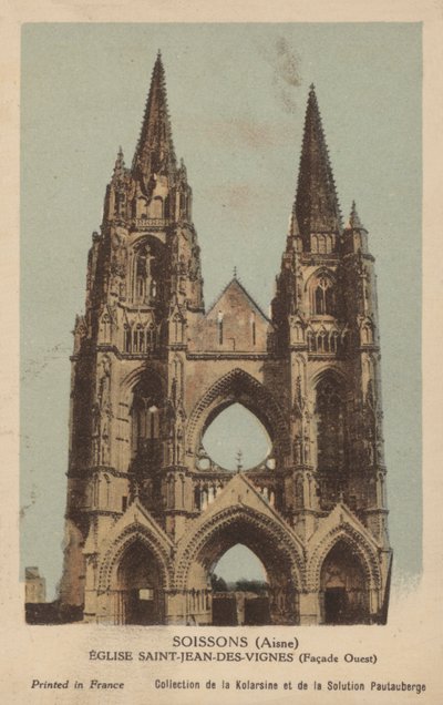 Soissons, Church Saint Jean Des Vignes by French Photographer