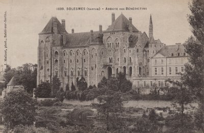 Solesmes, Sarthe, Benedictine Abbey by French Photographer