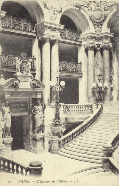 Staircase of the Opera, Paris by French Photographer