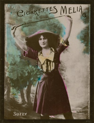Suzzy, girl with horse whip by French Photographer