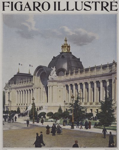 The Petit Palais from the Champs-Elysees, Exposition Universelle 1900, Paris by French Photographer