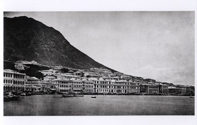 The Praya, Hong Kong, from Illustrations de la Chine et de ses Habitants by J. Thompson, published in 1873 by French Photographer
