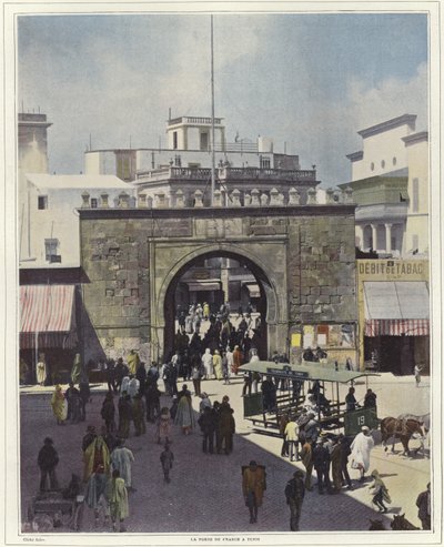 The Sea Gate in Tunis by French Photographer