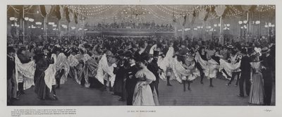 The ballroom at the Moulin Rouge, Paris by French Photographer