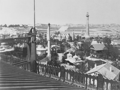 The Hill of Chaillot, View from the Roof of the Galerie Circulaire at the Exposition Universelle of 1867 by French Photographer
