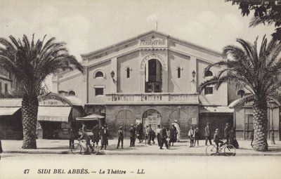 The theatre, Sidi Bel Abbes, Algeria by French Photographer