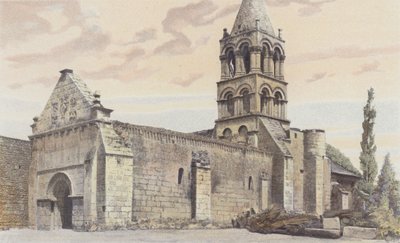 Trois-Palis, Church, Southwest View by French Photographer