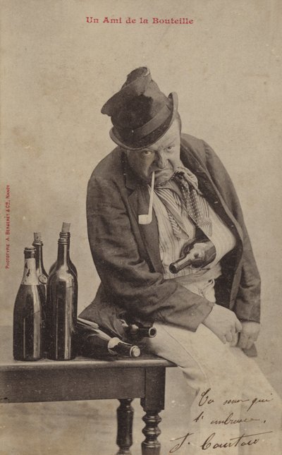 A Friend of the Bottle by French Photographer