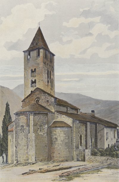 Unac, Church, Northeast View by French Photographer