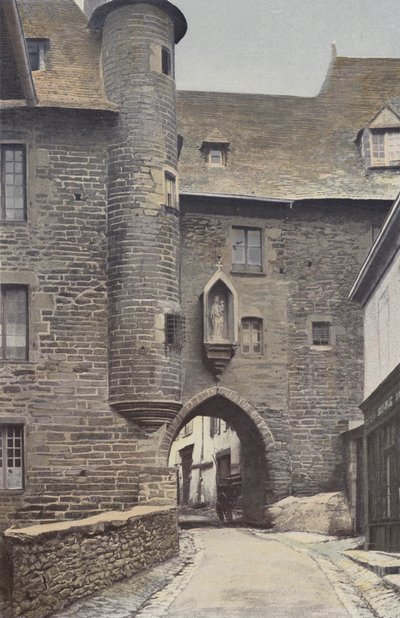Uzerche, Old City Gate, Entrance Side by French Photographer