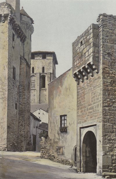 Varen, City Gate and Castle Tower by French Photographer