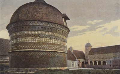 Varengeville, Manor of the Shipowner Ango, Inner Courtyard and Dovecote by French Photographer