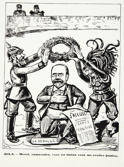 Zola - Merci, comrades, you at least render me justice, from Histoire de la Troisieme Republique, Vol. I, l
