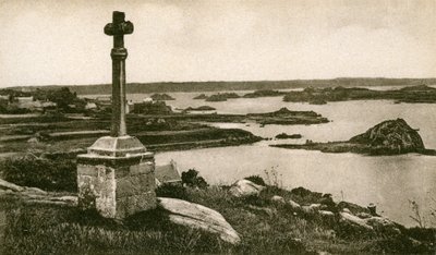 Île de Bréhat: Croix St Michel and the islets of Kerpont by French Photographer