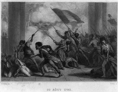 10 August 1792 (Fall of the Monarchy) by French School