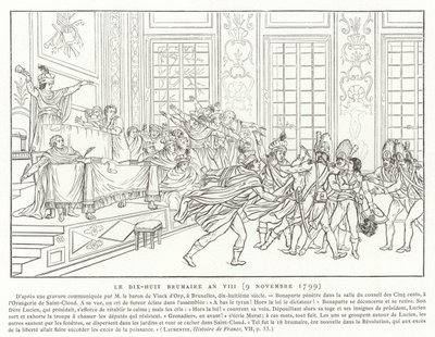 18 Brumaire, Year VIII (9 November 1799) by French School