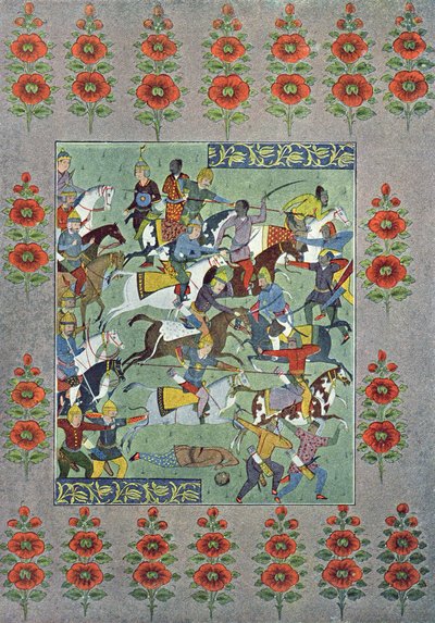 A Battle (illustration for The Arabian Nights, 1895) by French School