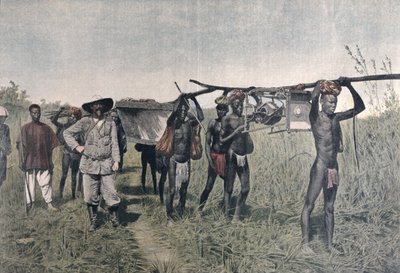 A Convoy on the Marchand Mission in 1898, from Le Petit Journal, 1899 by French School