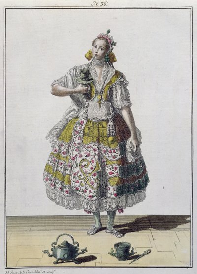 A Creole Lady of Lima, Peru by French School