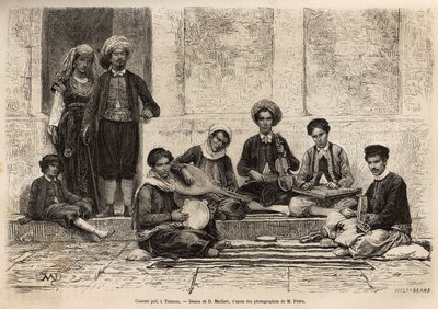 A Jewish Orchestra in Tlemcen by French School