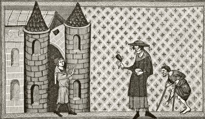 A Leper House, from 