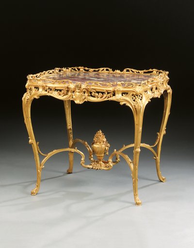 A Napoleon III centre table, by Maison Millet, Paris, c.1860 by French School