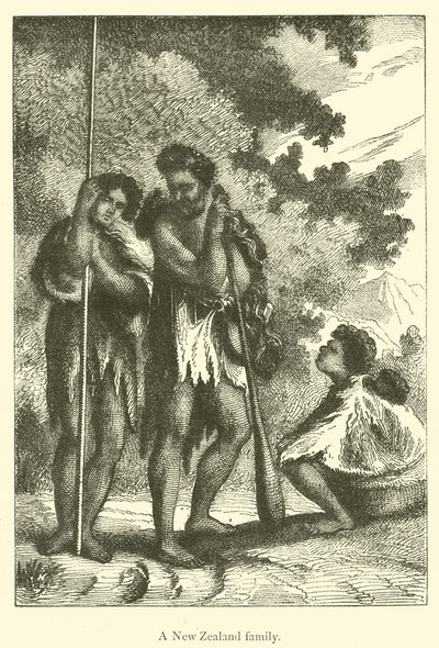 A New Zealand Family by French School