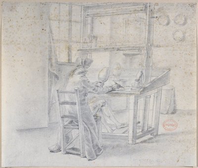 A Porcelain Painter at the Sevres Factory, c.1780 by French School