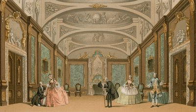 A Stage Scene by French School
