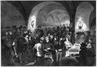 A Cafe is Located in the Cellar of Estherhazy Palace (Esterhazykeller) in Vienna, Austria by French School