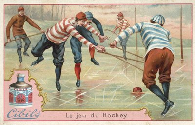 A Game of Hockey by French School