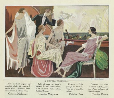 At the Opera-Comique from Art-Gout-Beaute, published 1920s by French School
