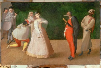 A performance of the Commedia dell