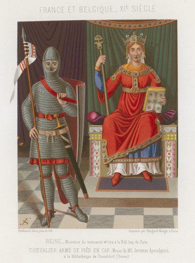 A Queen and a Knight by French School
