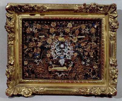 A reliquary containing relics of Saint Euphrosyne by French School