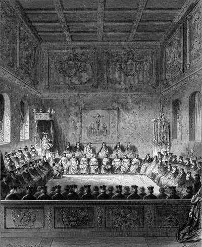 A Sitting at the Parliament of Brittany in 1613 by French School
