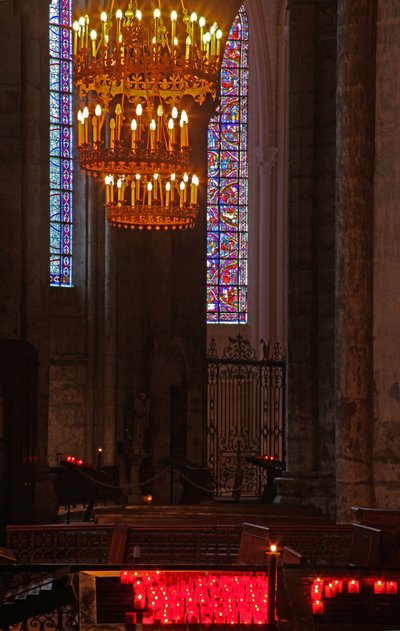 A View of the Choir North Aisle by French School