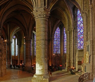 A View of the North East Section of the Ambulatory by French School
