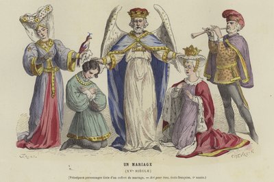 A Wedding, 15th Century by French School