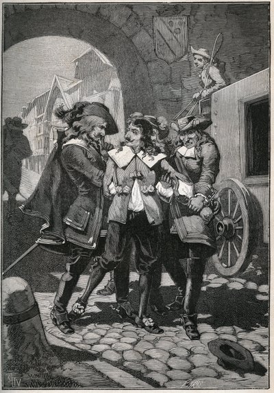 Abduction of Johann Friedrich Bottger by the soldiers of Frederic-Augustus of Saxony, known as 