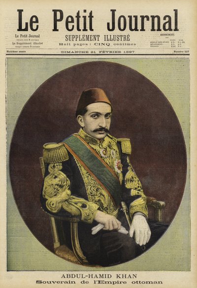 Abdul Hamid II, Sultan of the Ottoman Empire by French School