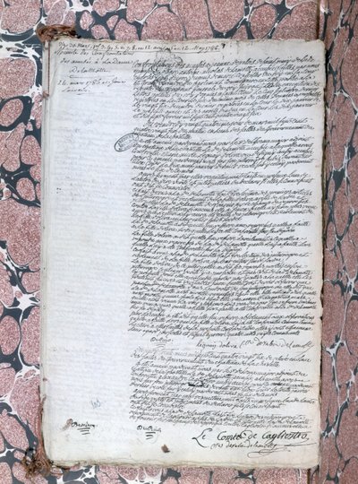 Account of the Confrontation Between Comtesse de la Motte and Cagliostro During the Trial Concerning the Queen