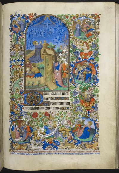 Agony in the Garden, from Book of Hours (The Bedford Hours) by French School