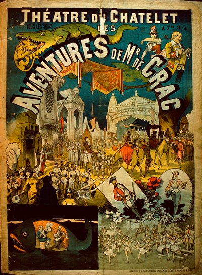 Adventures of Mr. De Crac - French Circus Poster by French School