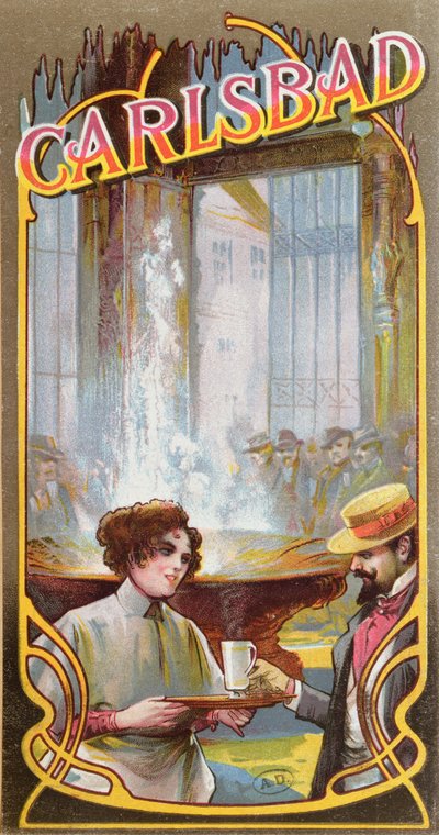 Advertisement for Carlsbad Mineral Water, late nineteenth century by French School